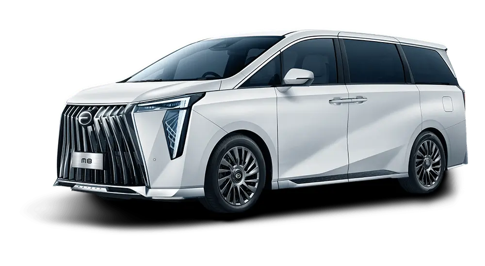 GAC M8 2026 màu trắng trong trang chi tiết sản phẩm
